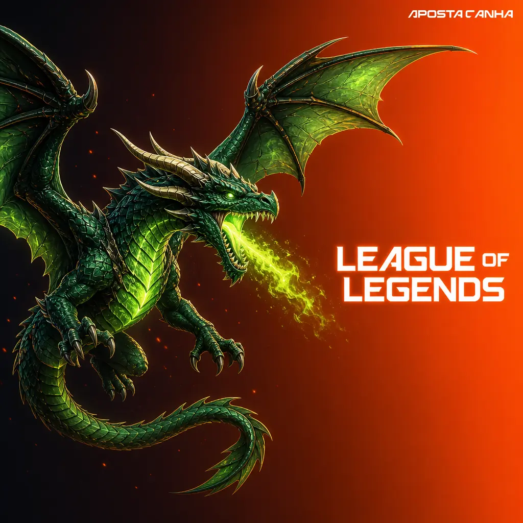 Apostas em League of Legends na Aposta Ganha: vencedor da partida, primeira torre, primeiro dragão e total de kills