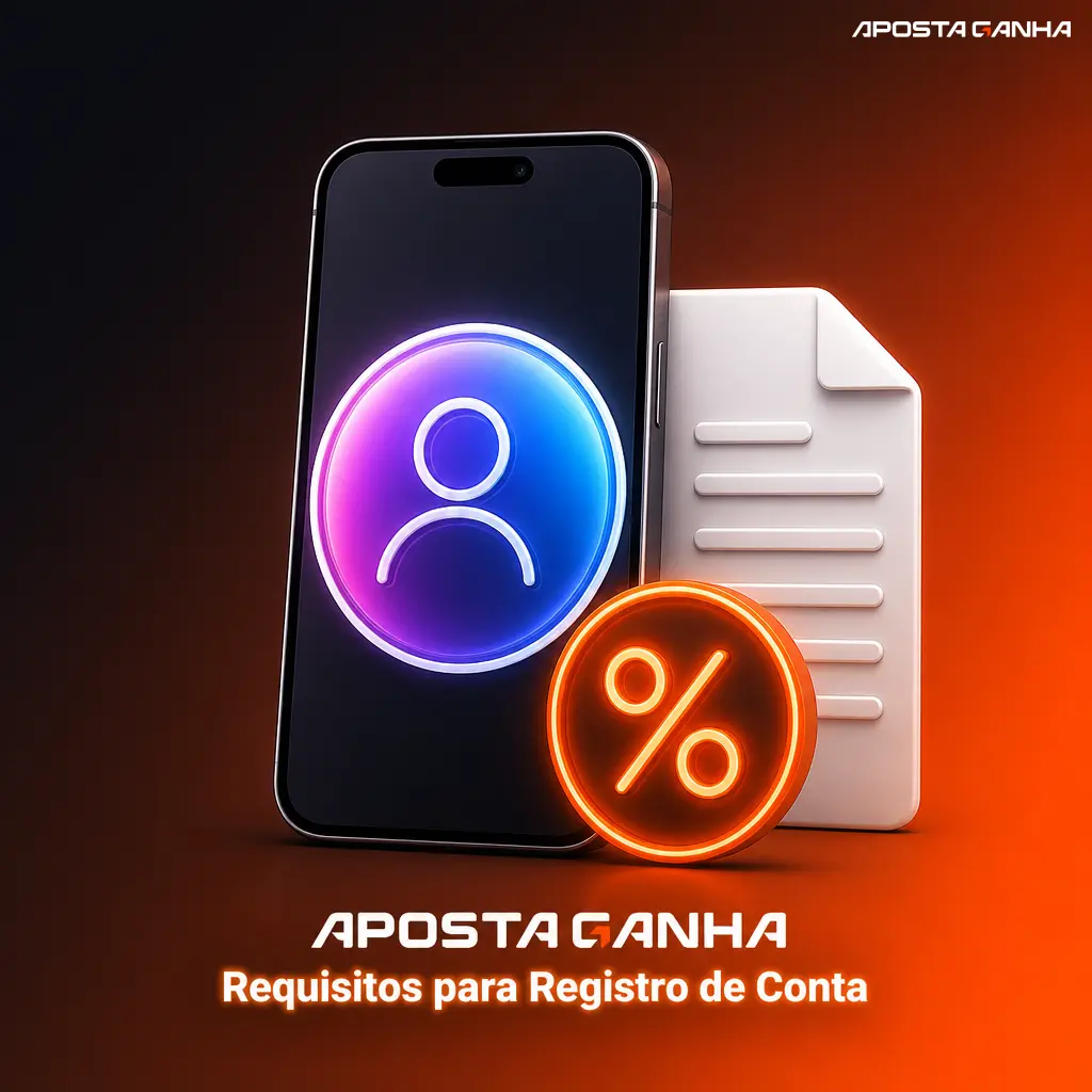 Requisitos para registro de conta na Aposta Ganha: idade mínima de 18 anos, CPF válido e único, dados completos e acesso do Brasil.